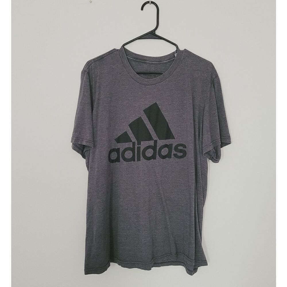 Adidas Dark Healther Grey Amplifier Tee Size XL